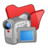 Folder red videos Icon